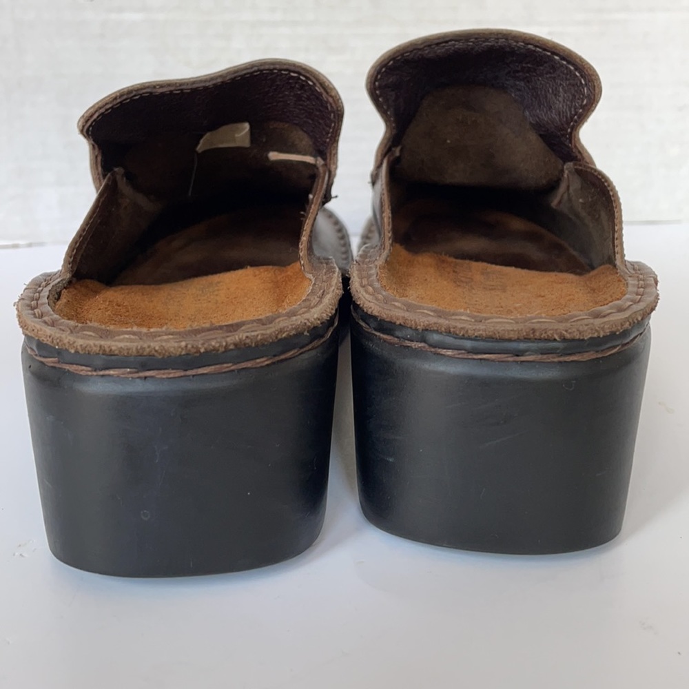 NAOT sz 39 brown leather clog - Picture 3 of 9